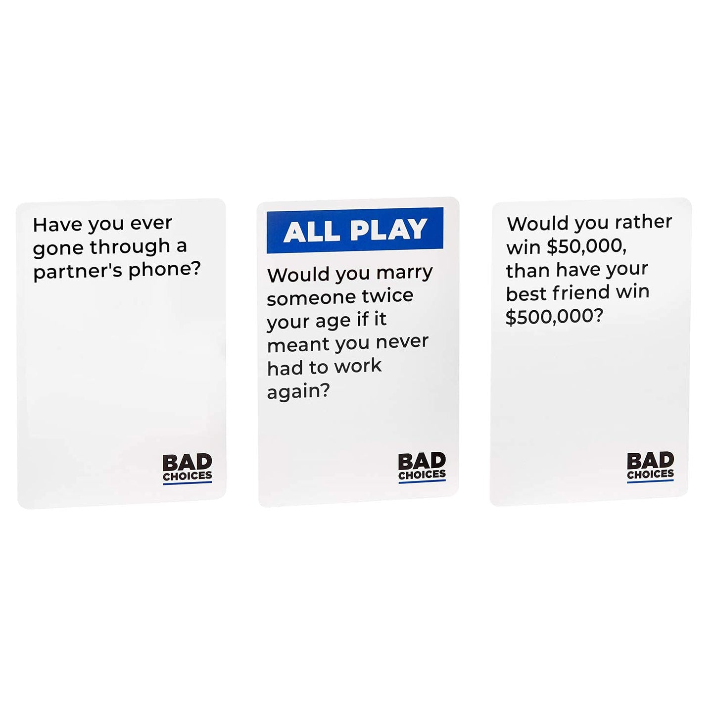 BAD CHOICES Party Game + After Dark Set – Hilarious Adult Card Game by BAD CHOICES