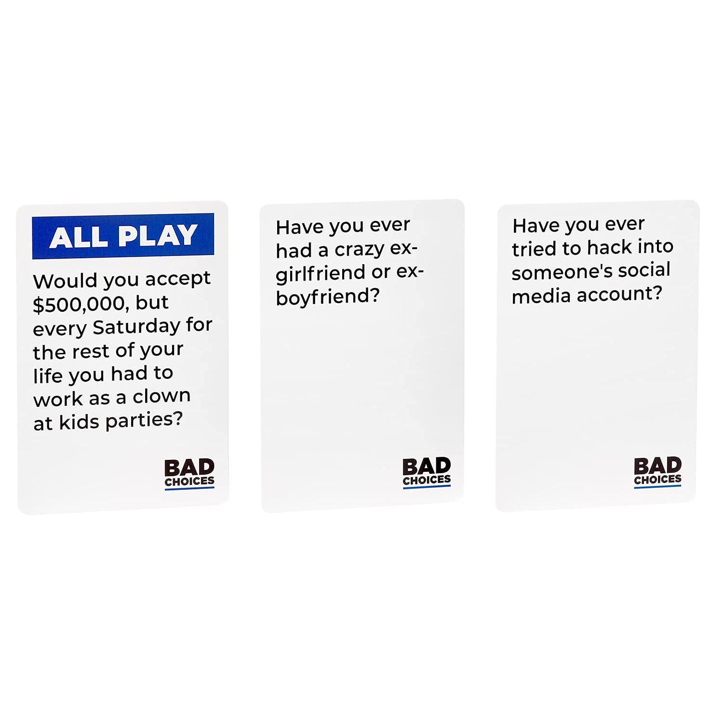 BAD CHOICES Party Game + After Dark Set – Hilarious Adult Card Game by BAD CHOICES