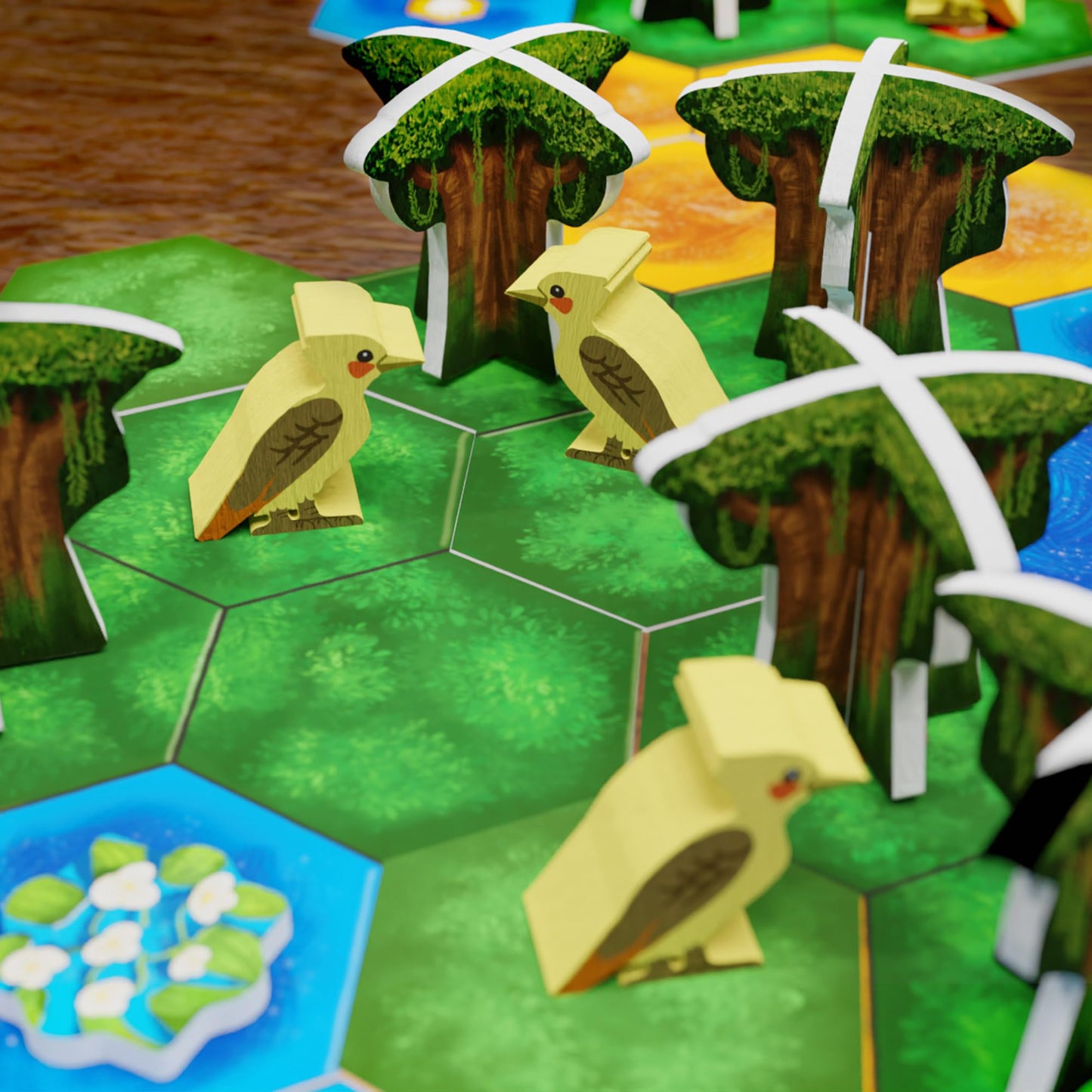 BAD COMET Life of The Amazonia Board Game — Jungle-Strategy for 1–4 Players (60–150 Min)