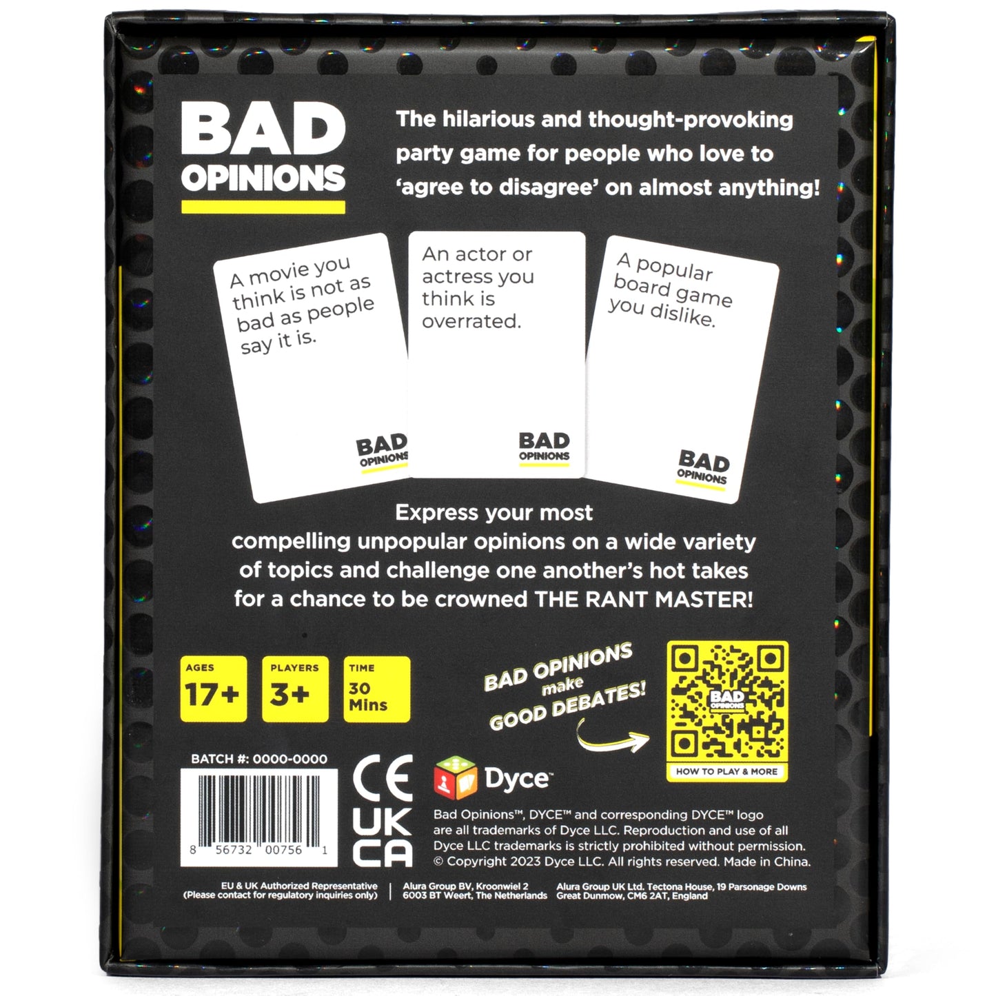 BAD OPINIONS Party Game + After Dark Expansion Set — Bold Opinions & Debates for Adults