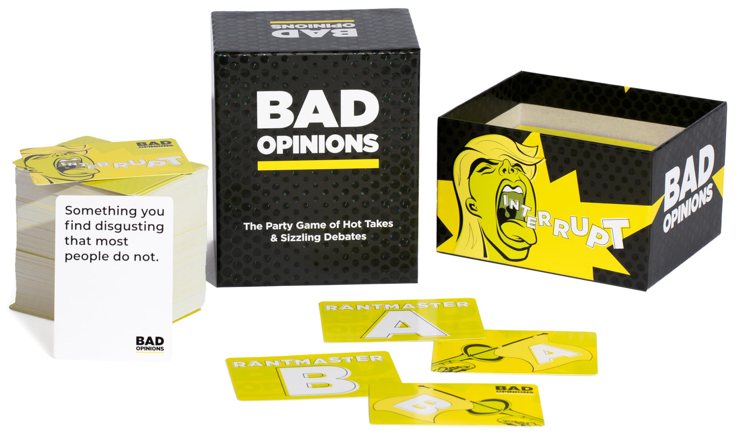 BAD OPINIONS Party Game + After Dark Expansion Set — Bold Opinions & Debates for Adults