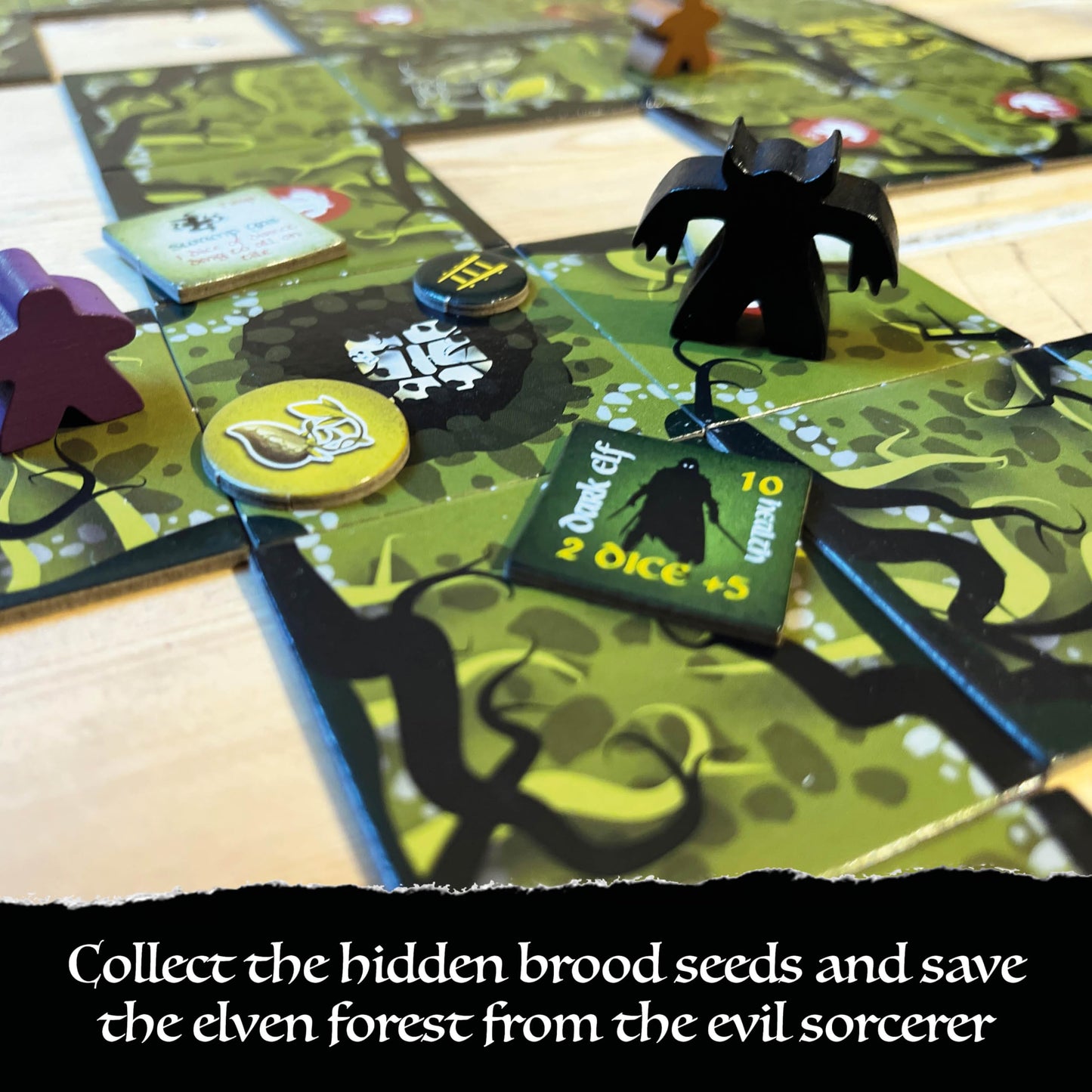 Bag of Dungeon 2: The Cursed Forest – Standalone or Expansion Dragon-Themed Board Game (1–4 Players, Ages 7+)