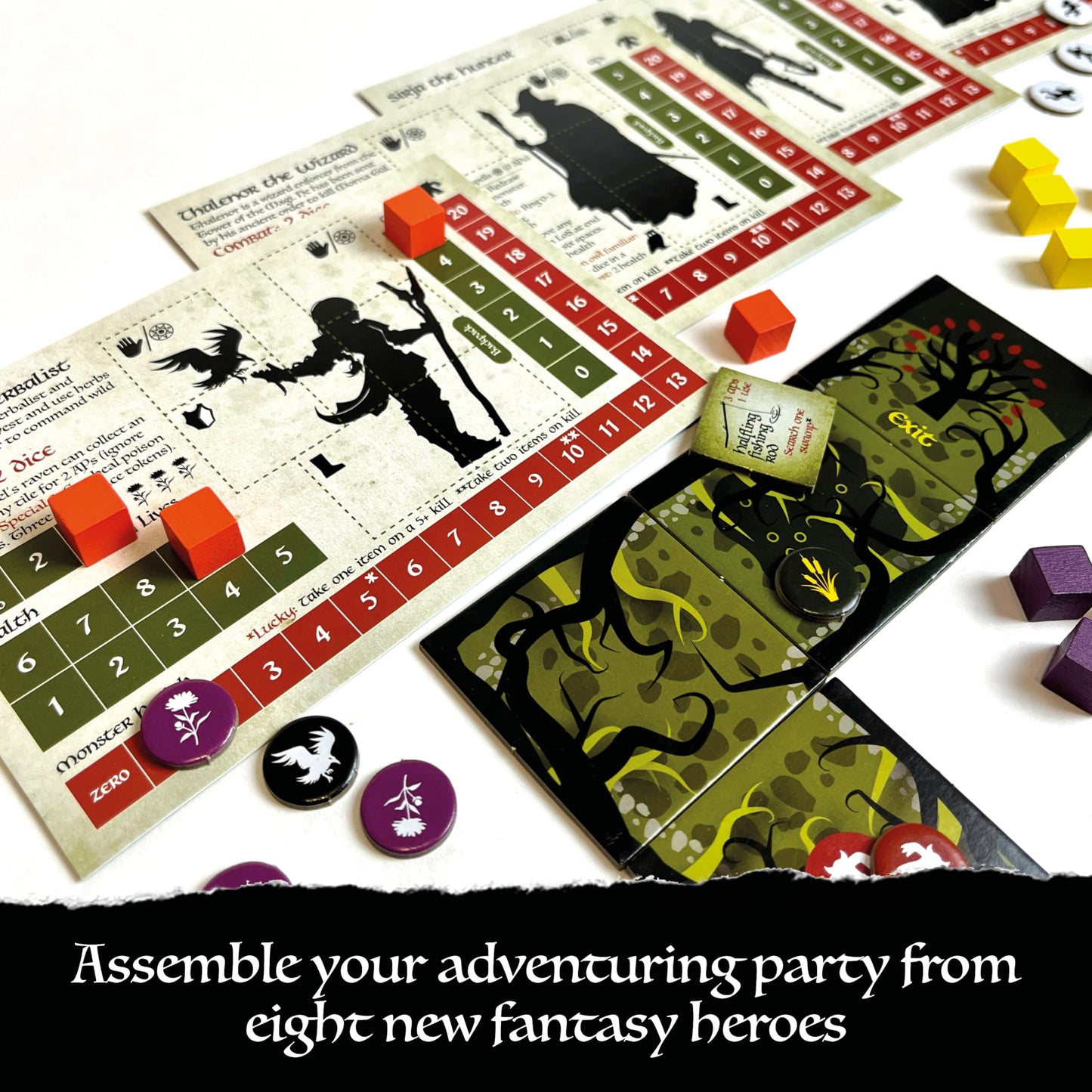 Bag of Dungeon 2: The Cursed Forest – Standalone or Expansion Dragon-Themed Board Game (1–4 Players, Ages 7+)