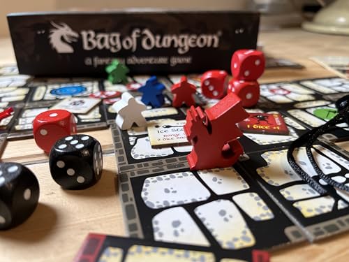 Bag of Dungeon – Fantasy Adventure Board Game for 1–4 Players (Ages 7+) | Portable Dungeon Crawl