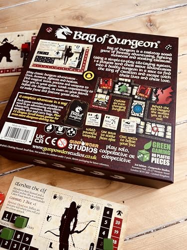 Bag of Dungeon – Fantasy Adventure Board Game for 1–4 Players (Ages 7+) | Portable Dungeon Crawl