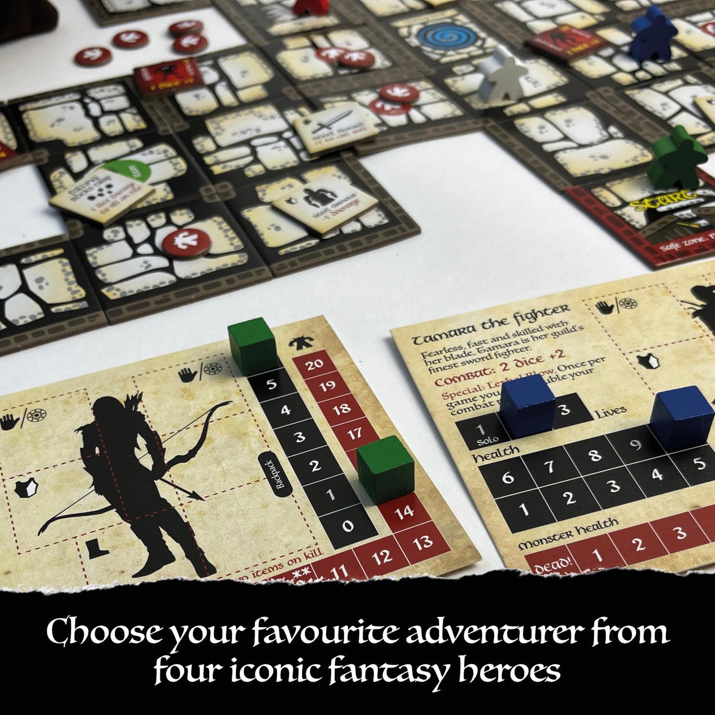 Bag of Dungeon – Fantasy Adventure Board Game for 1–4 Players (Ages 7+) | Portable Dungeon Crawl