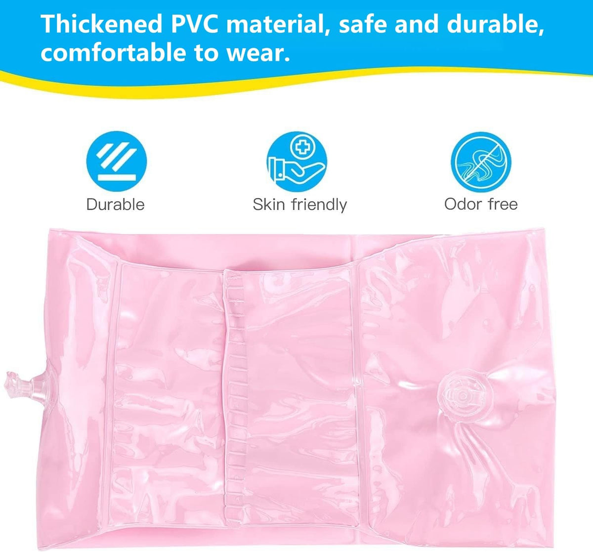 BAITEMJIA Arm Floaties for Adults & Kids - Pink Shell Cartoon Armbands