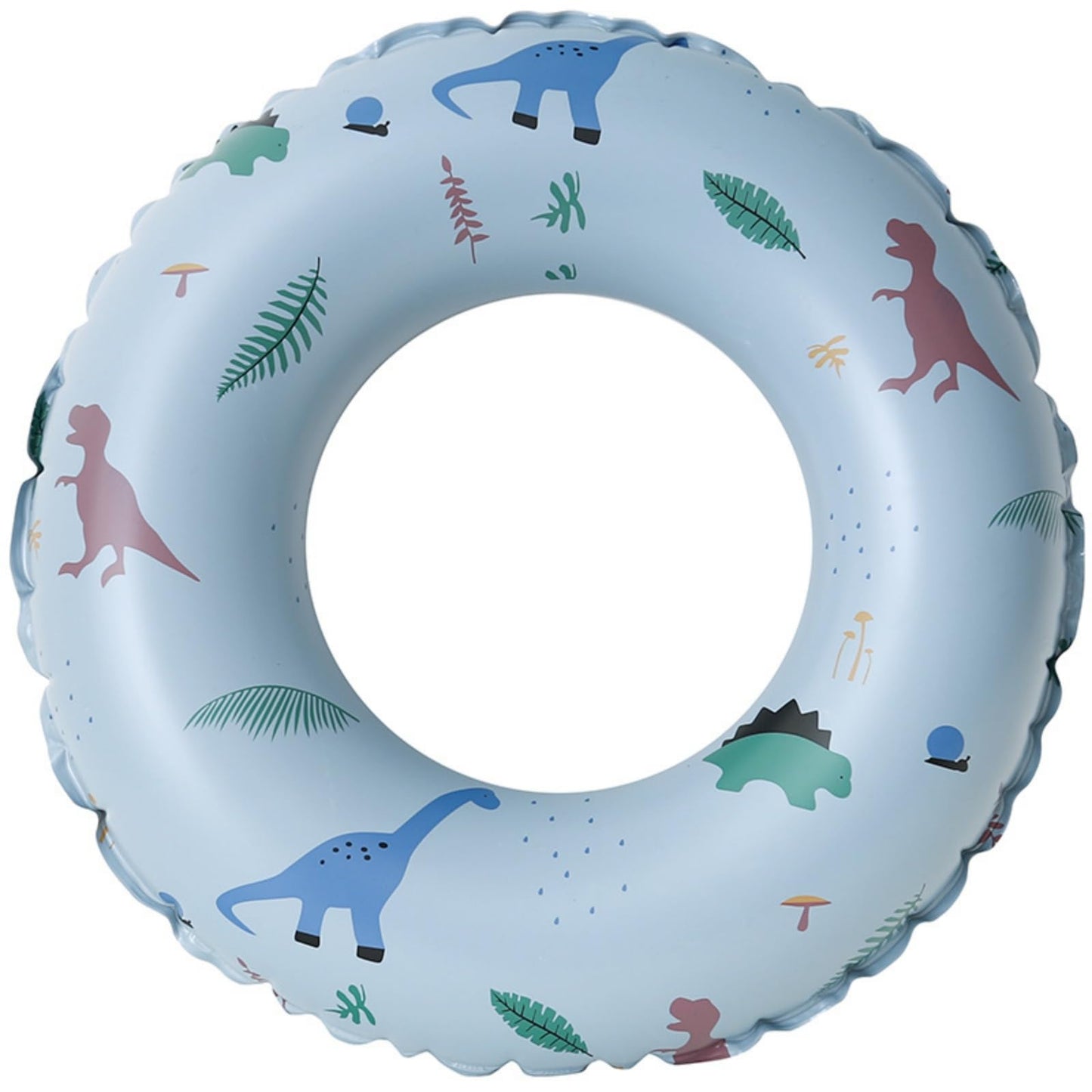 BAITEMJIA Dinosaur Pool Float for Kids 5-10 – Durable, Easy-Inflate Swim Ring for Pool & Beach