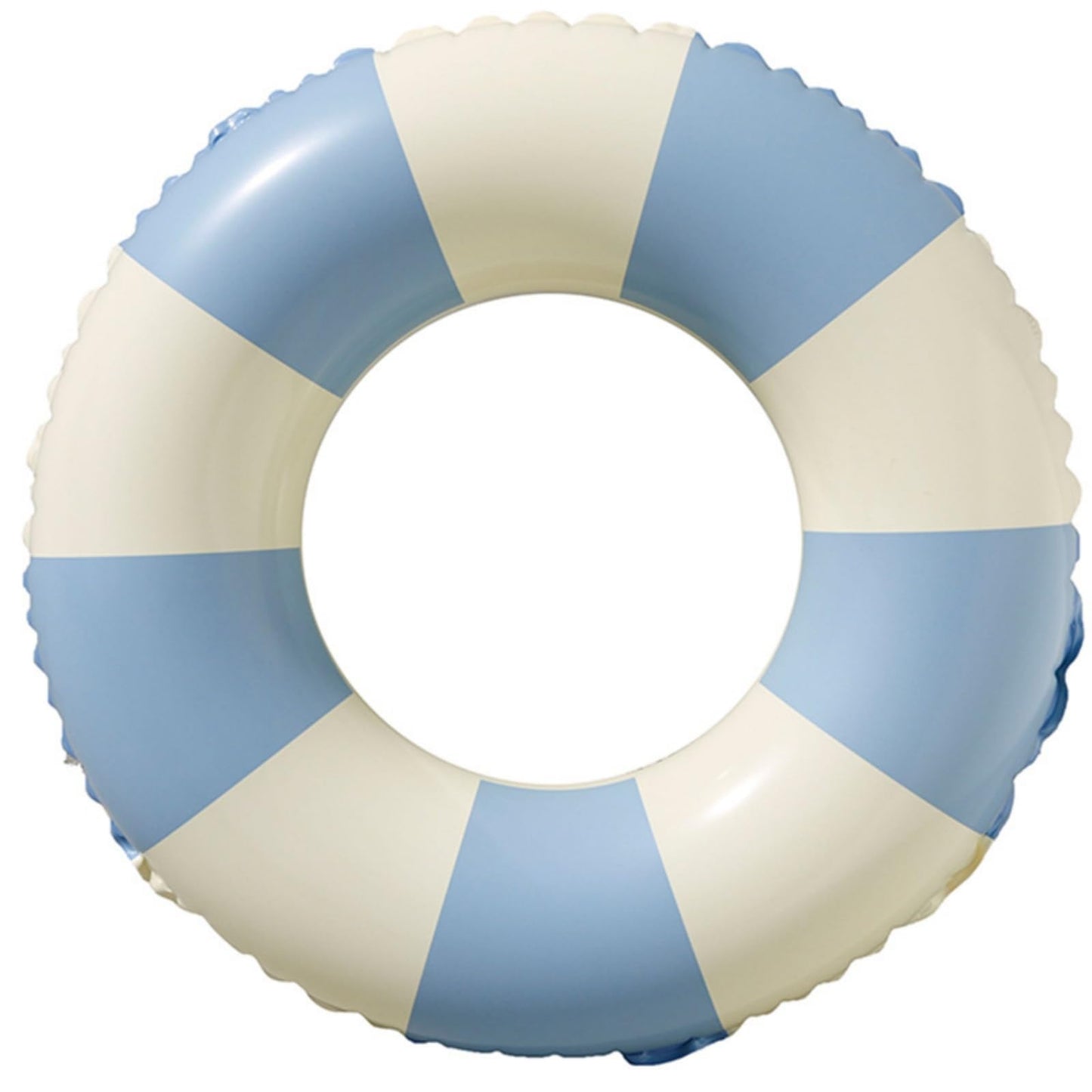 BAITEMJIA Stripes Blue Kids Pool Float | Inflatable Swim Ring for Ages 5-10