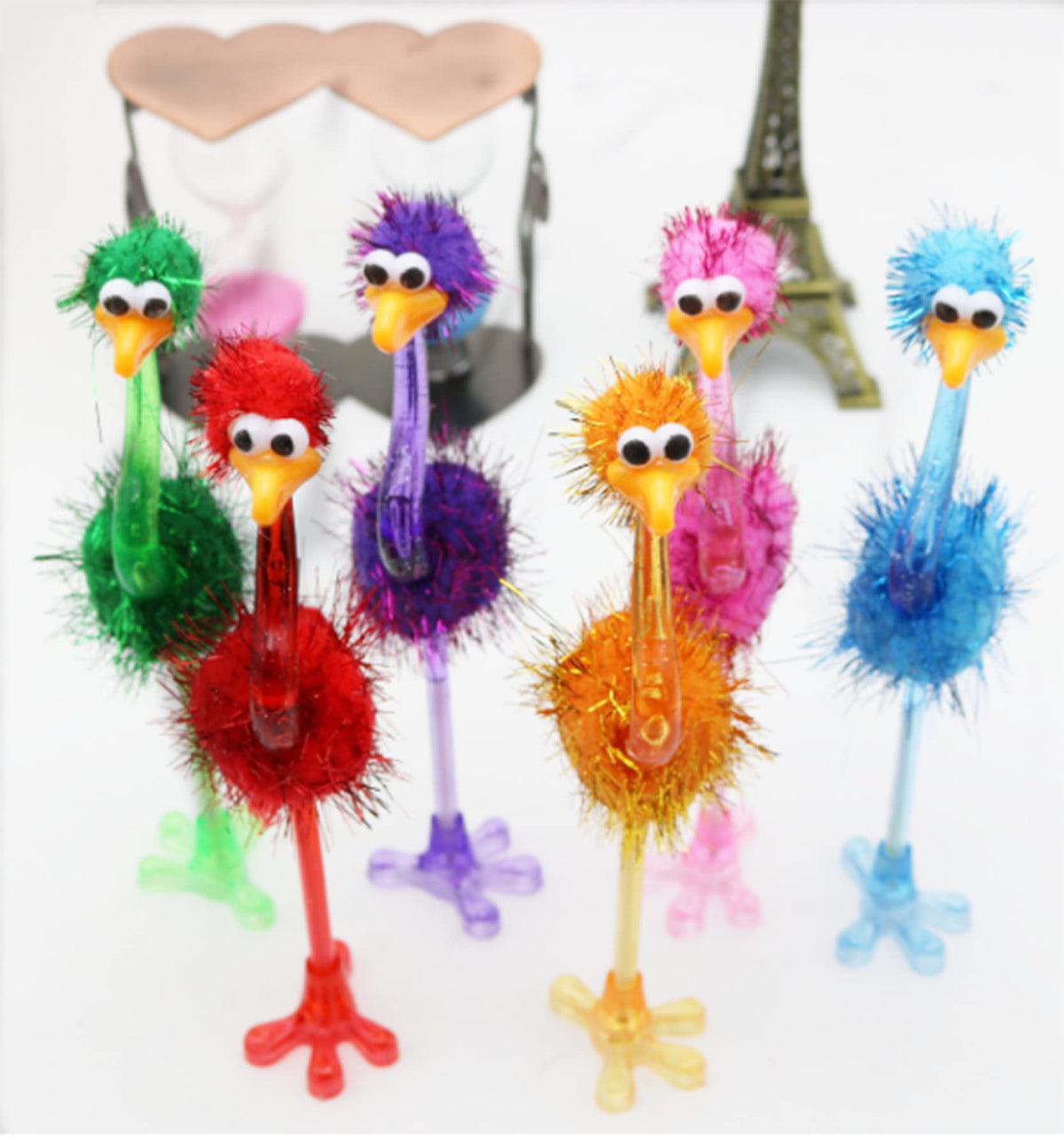 BAIVYLE 12 Pack Cute Flamingo Pens – Fun Back-to-School Pencils for Kids