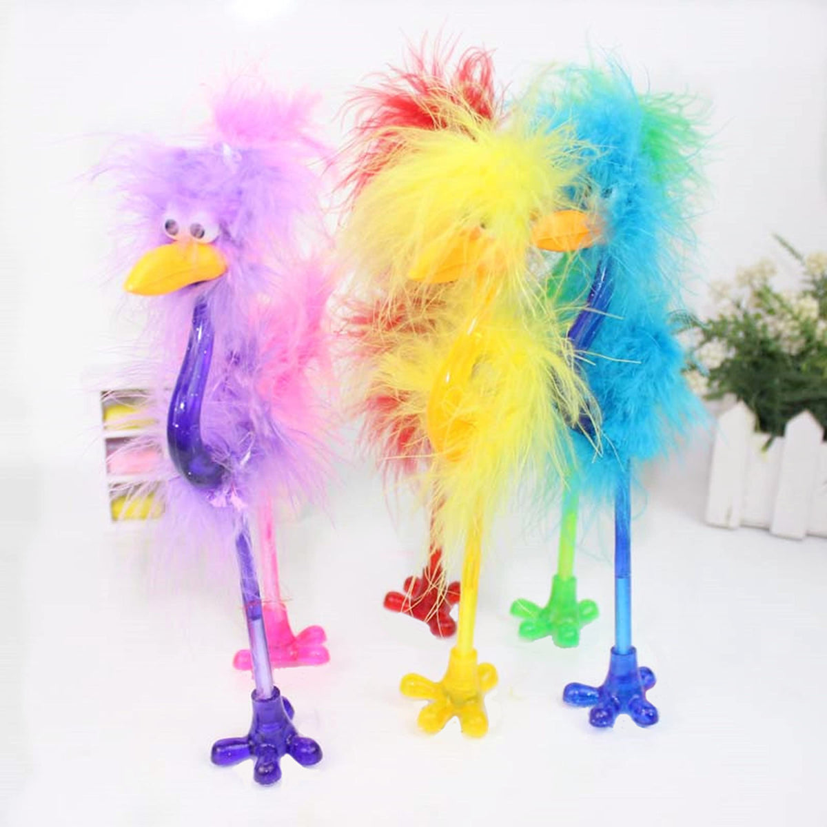 BAIVYLE 12 Pack Cute Flamingo Pens – Fun Back-to-School Pencils for Kids