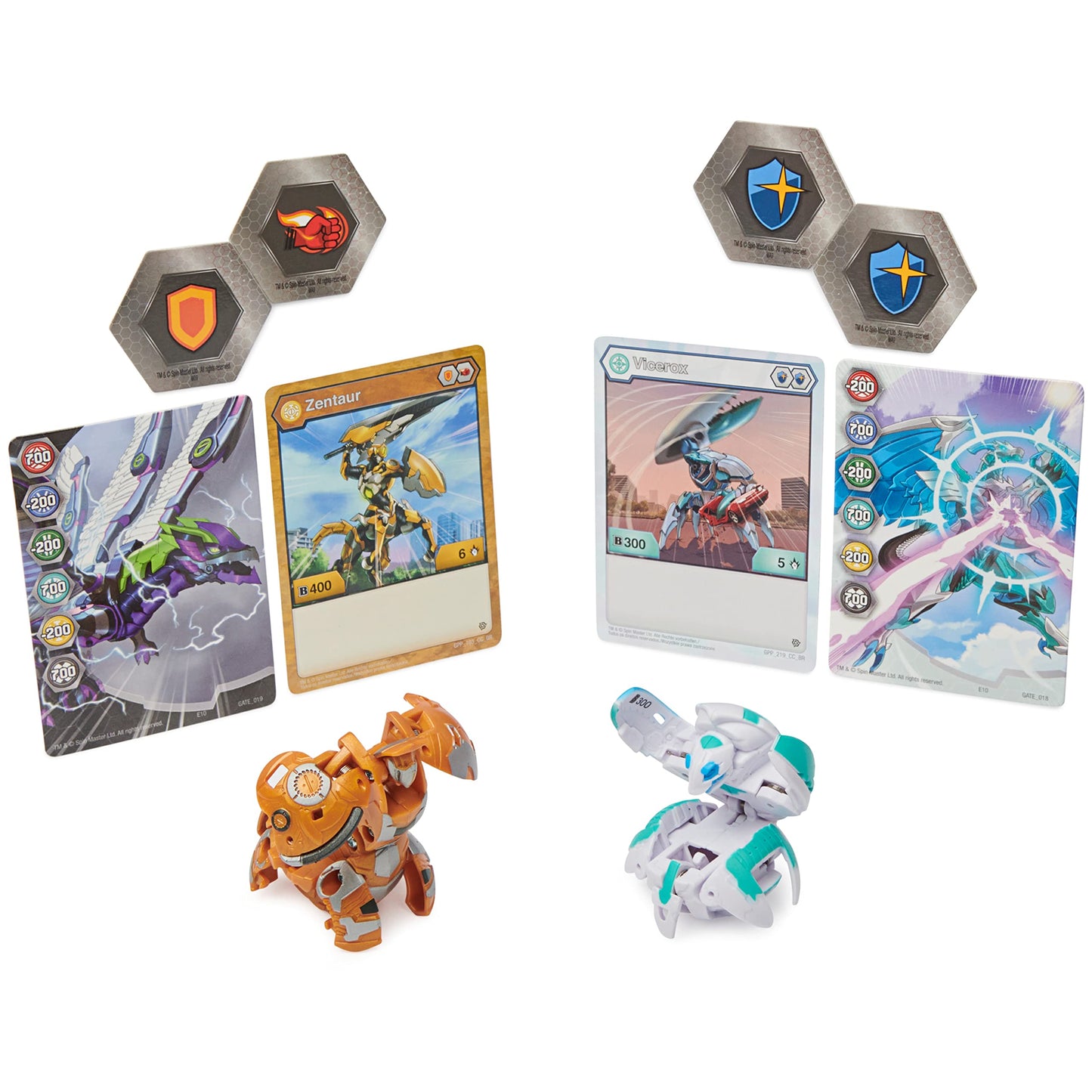 Bakugan Baku-Tin Premium Storage Tin with 2 Mystery Bakugan — Ages 6+