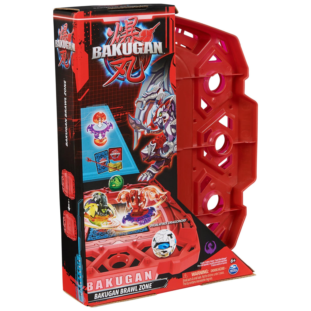Bakugan Brawl Zone Compact Playset with Special Attack Dragonoid | Action Figures & Cards