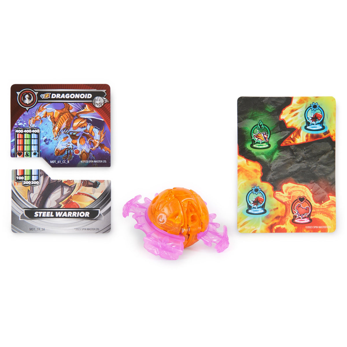 Bakugan Brawl Zone Compact Playset with Special Attack Dragonoid | Action Figures & Cards
