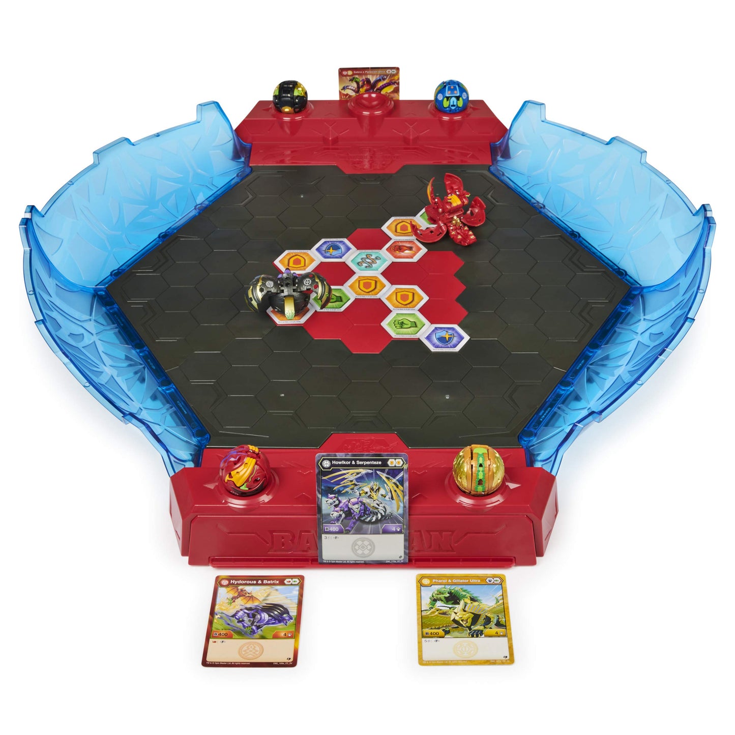 Bakugan Battle League Coliseum Deluxe Game Board – Exclusive Howlkor x Serpenteze