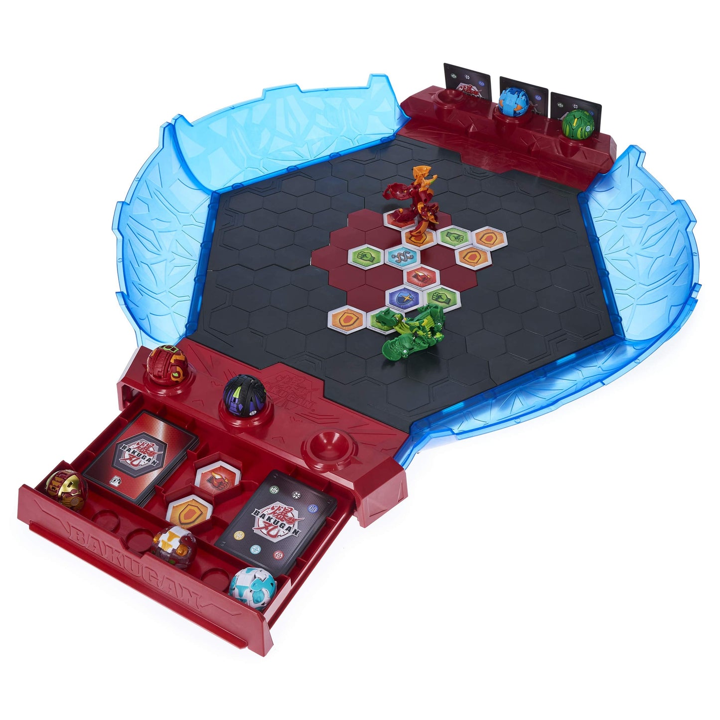 Bakugan Battle League Coliseum Deluxe Game Board – Exclusive Howlkor x Serpenteze