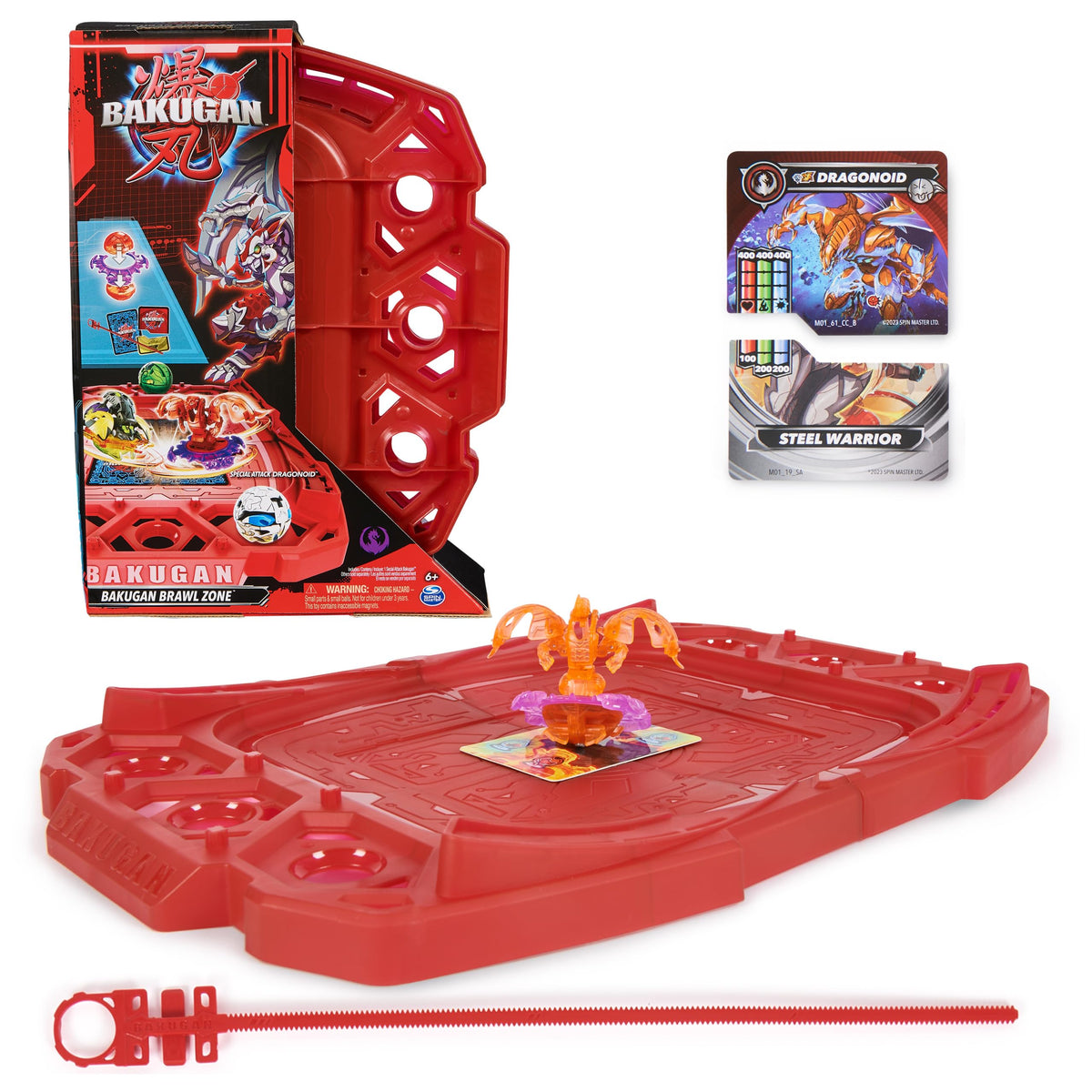 Bakugan Brawl Zone Compact Playset with Special Attack Dragonoid | Action Figures & Cards