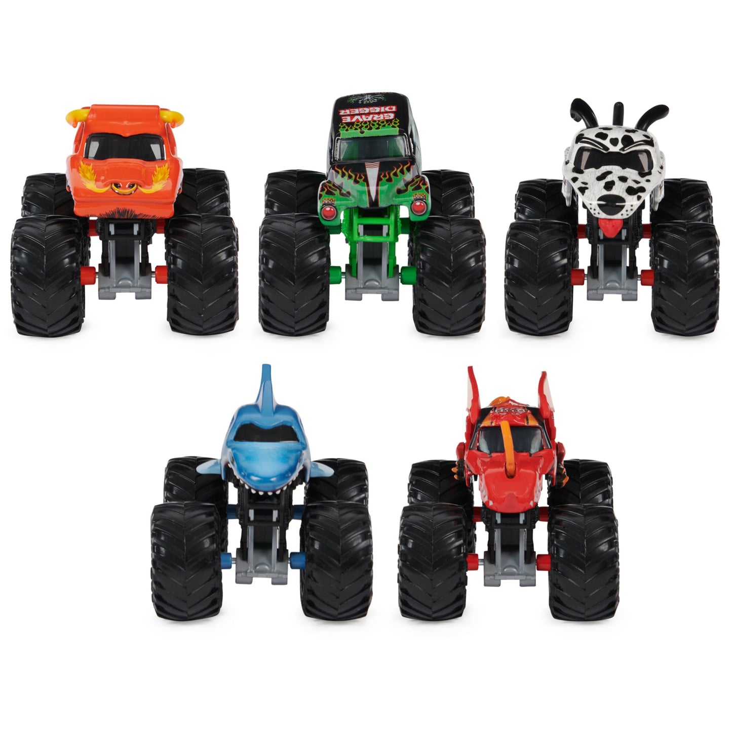 Monster Jam Pit Party 5-Pack – 1:64 Scale Exclusive Monster Trucks