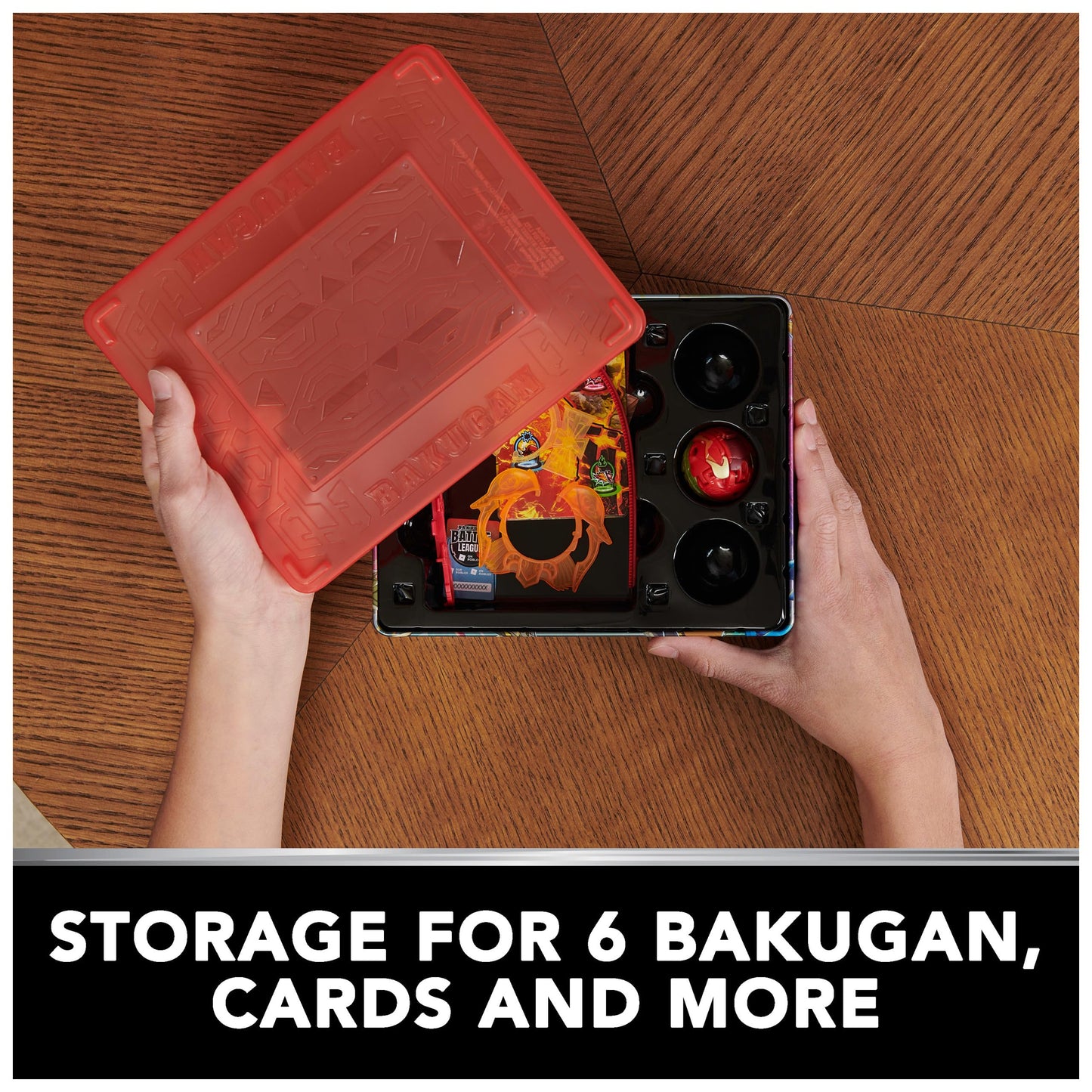 Bakugan Baku-tin with Special Attack Mantid — Spin, Storage & Customizable Battle Tin
