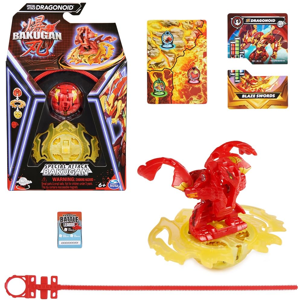 Bakugan Special Attack Dragonoid: Spinning Collectible, Customizable Battle Figure & Cards