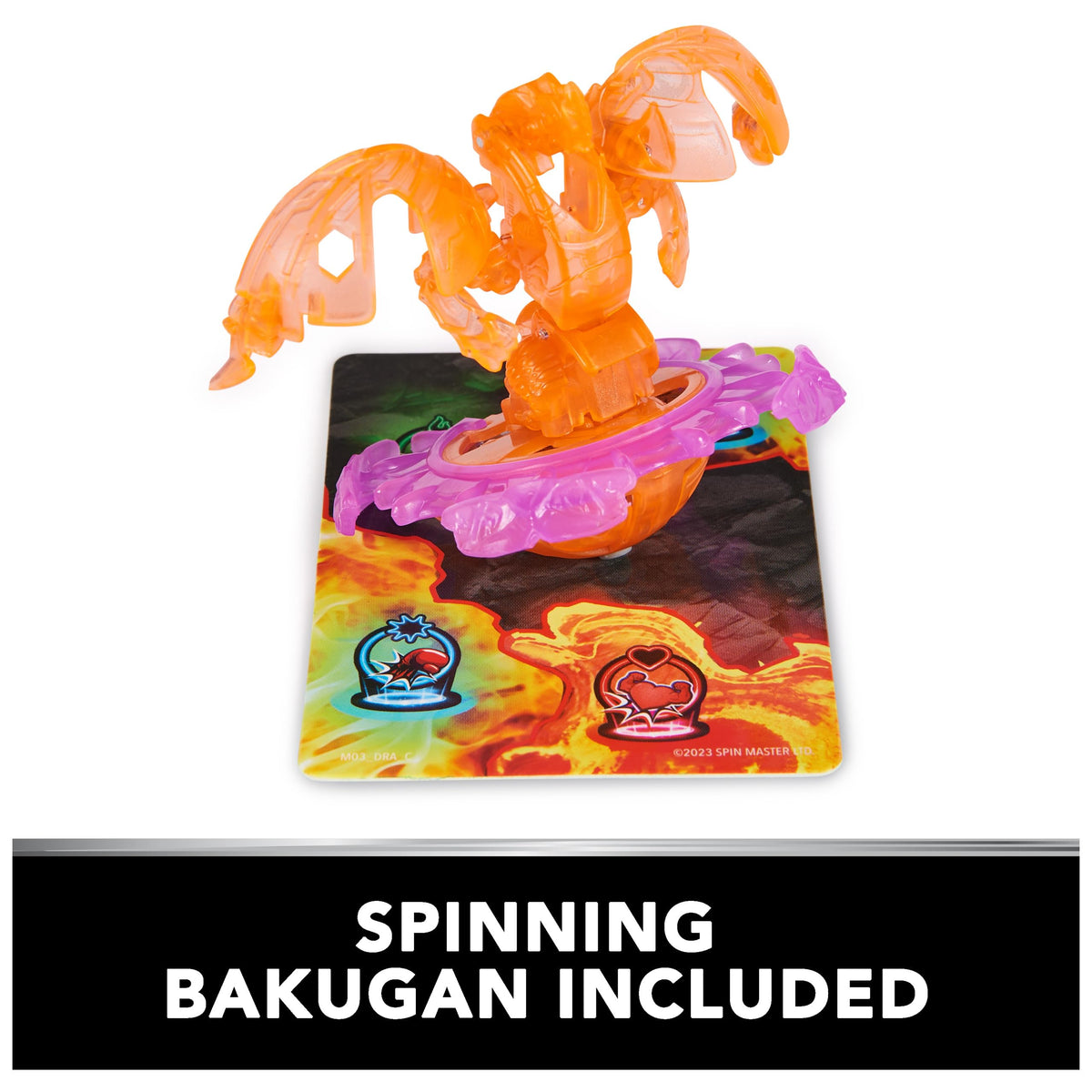 Bakugan Brawl Zone Compact Playset with Special Attack Dragonoid | Action Figures & Cards