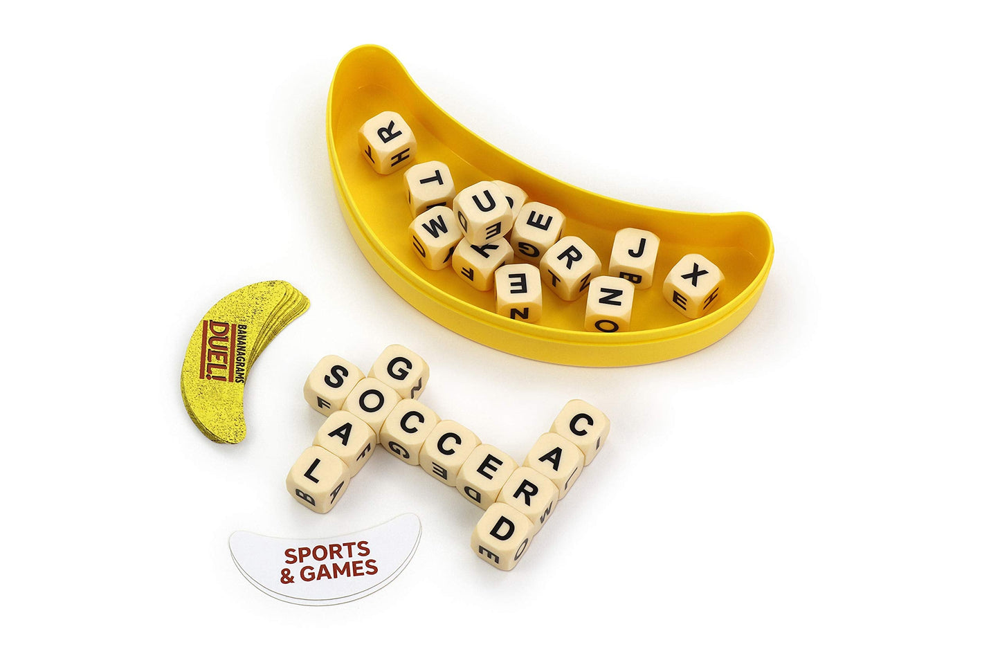 Bananagrams Duel: Ultimate 2-Player Travel Word Race | Small Space Game