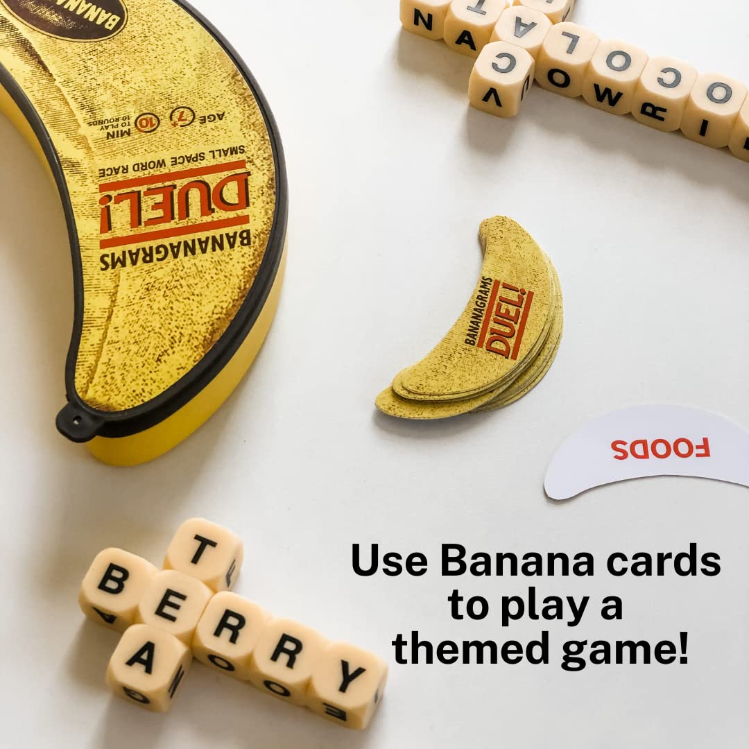 Bananagrams Duel: Ultimate 2-Player Travel Word Race | Small Space Game
