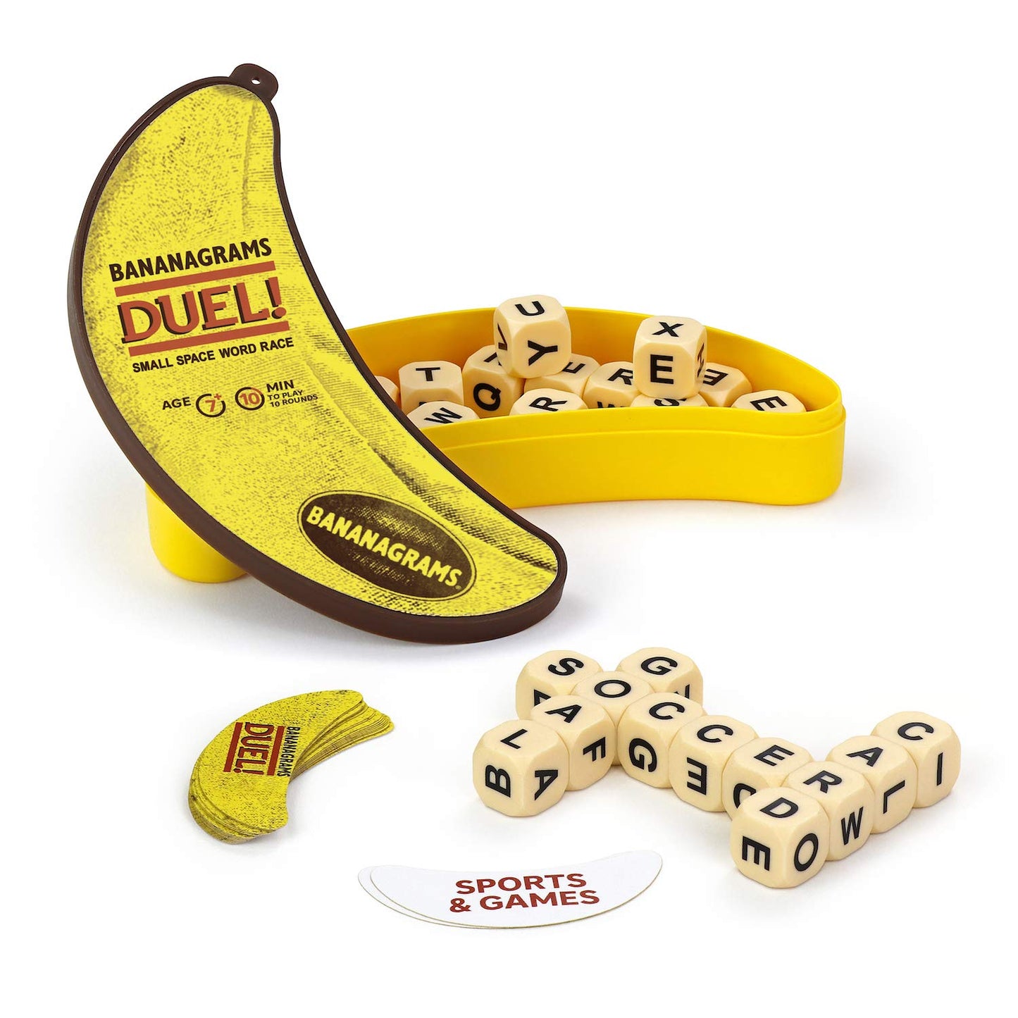 Bananagrams Duel: Ultimate 2-Player Travel Word Race | Small Space Game