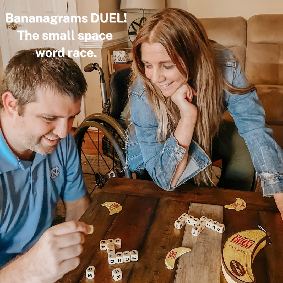 Bananagrams Duel: Ultimate 2-Player Travel Word Race | Small Space Game