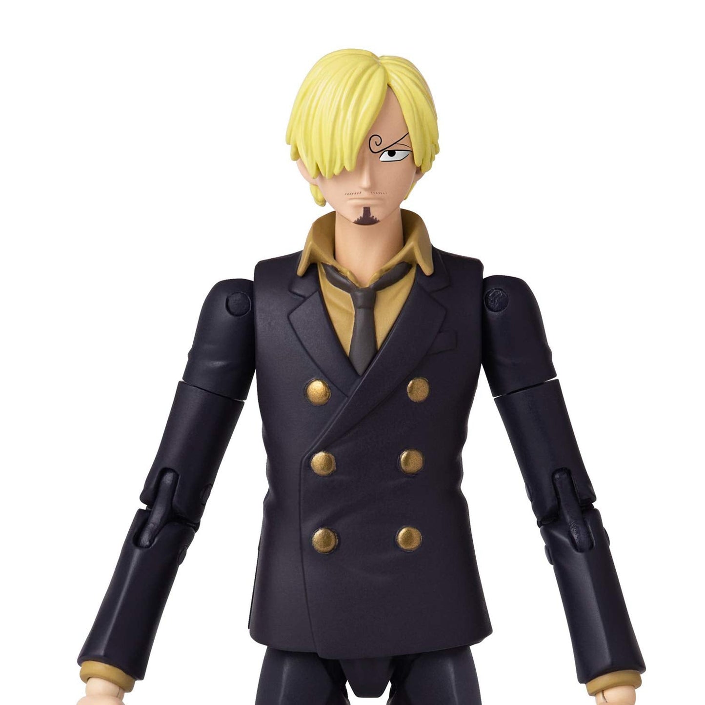 Bandai Anime Heroes Sanji Action Figure – 16.5 cm, 16+ Articulation, Swappable Arms & Faces | One Piece Collectible Toy