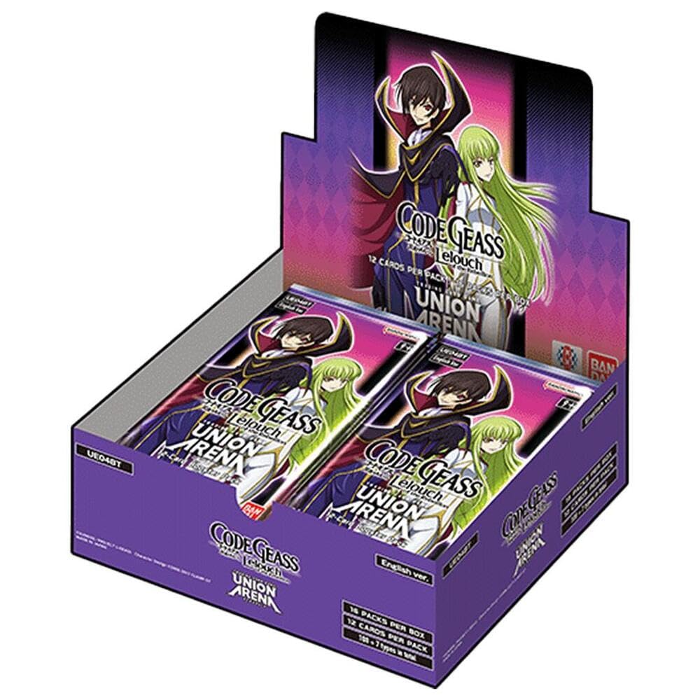 Code Geass Lelouch Booster Pack by Bandai | New Illustrations & Alt-Design SRs