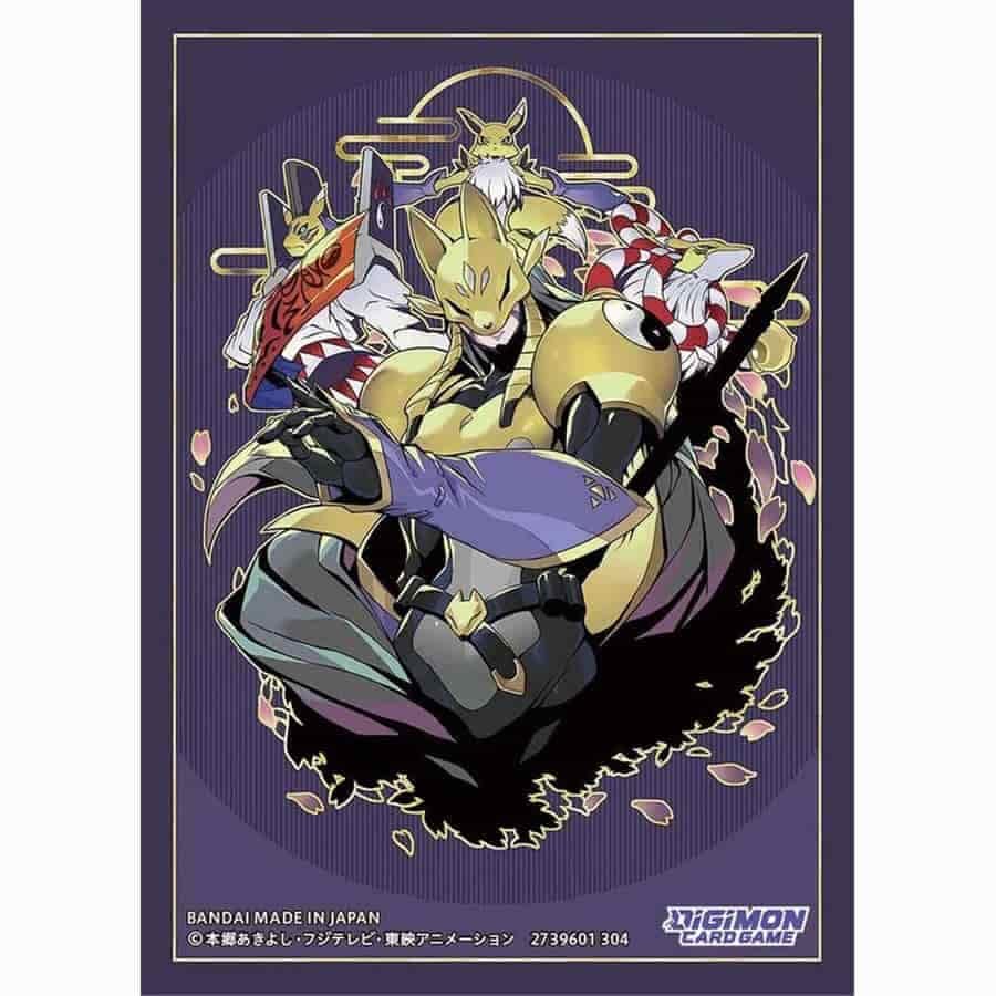 Bandai Digimon Amethyst Mandala Advanced Deck (ST-22) – Renamon Theme, Foil Cards, Sleeves & Bonus Tokens