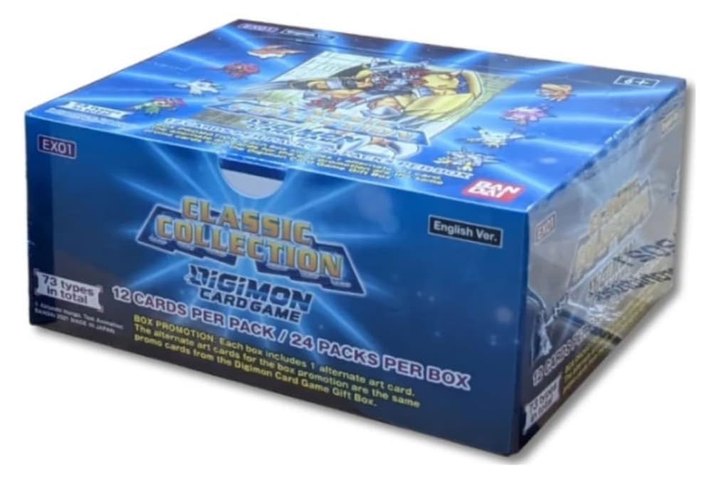 Digimon Card Game EX-01 Classic Collection Box – 24 Booster Packs | BANDAI