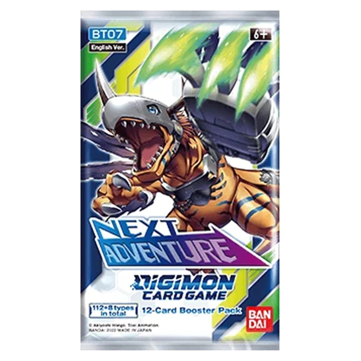 Bandai Digimon Card Game: Next Adventure Booster Box BT07 – 24 Packs + Exclusive Topper