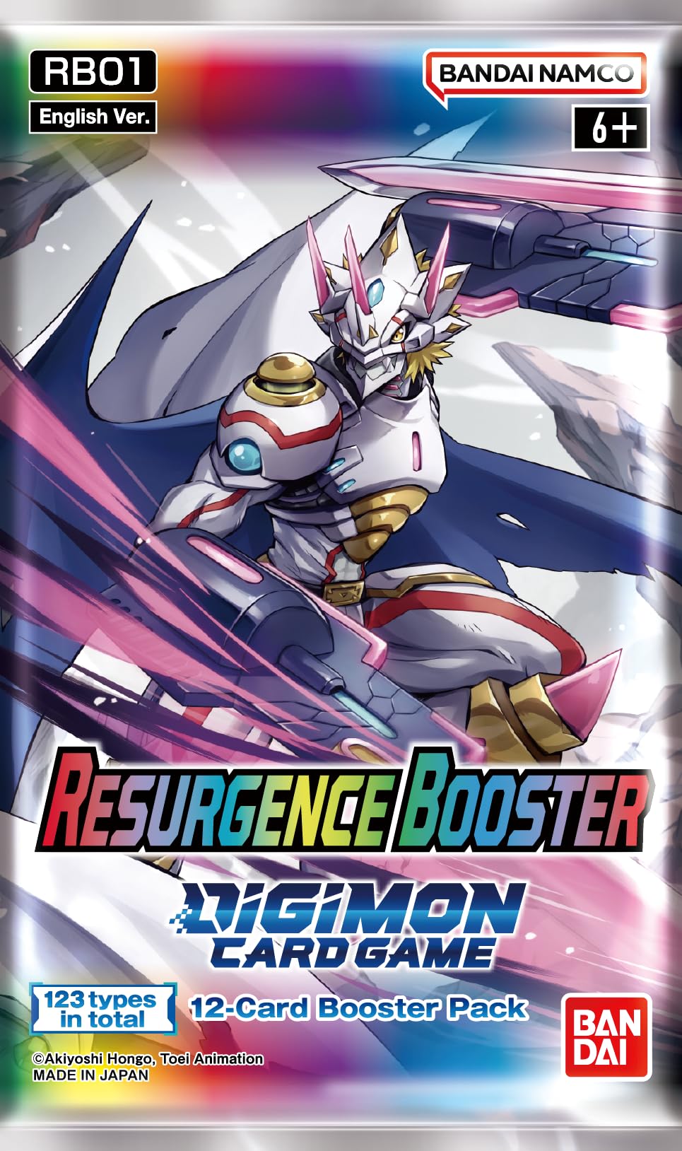 BANDAI NAMCO Digimon Card Game: Resurgence Booster Blue – Premium Foil Reprints