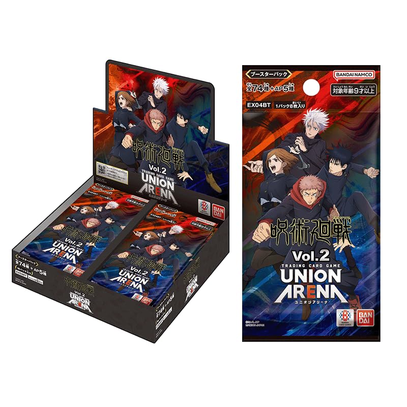 Bandai Jujutsu Kaisen Vol. 2 Union Arena Booster Box – Collectible Card Set