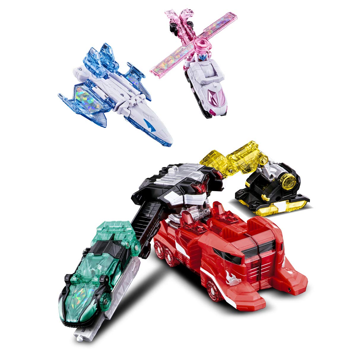 Bandai Mashin Sentai Kiramager DX Kiramaizin Set – 5 Mashin Battle Robots