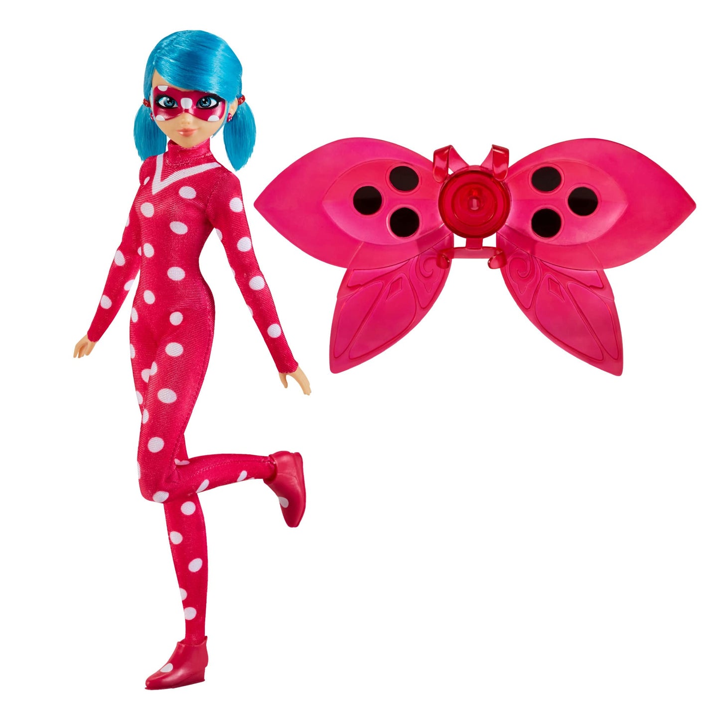 Bandai Miraculous Cosmobug 26cm Fashion Doll with Wings & Accessories | Marinette & Cat Noir