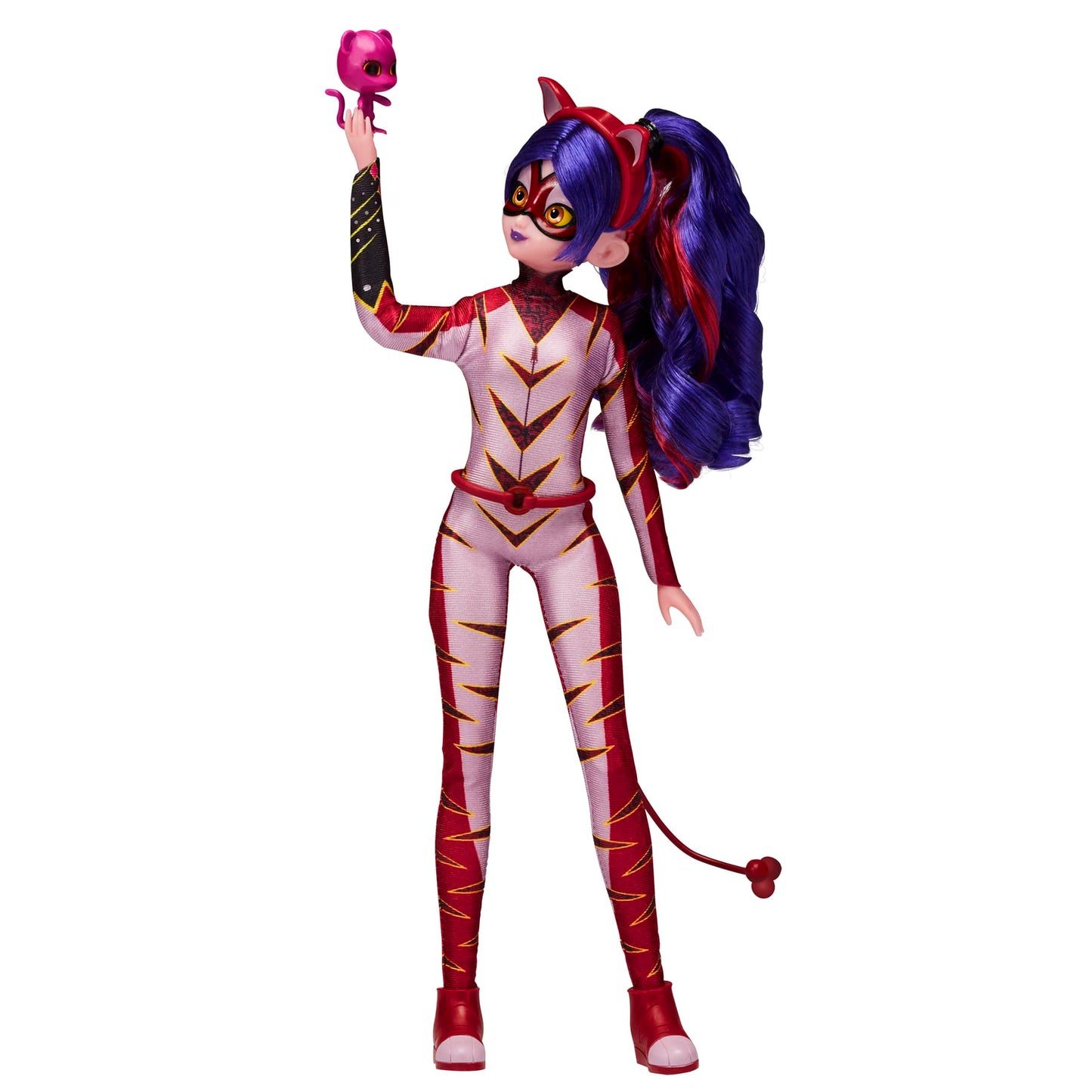 Miraculous Purple Tigress 26cm Poseable Fashion Doll with Kwami | Bandai