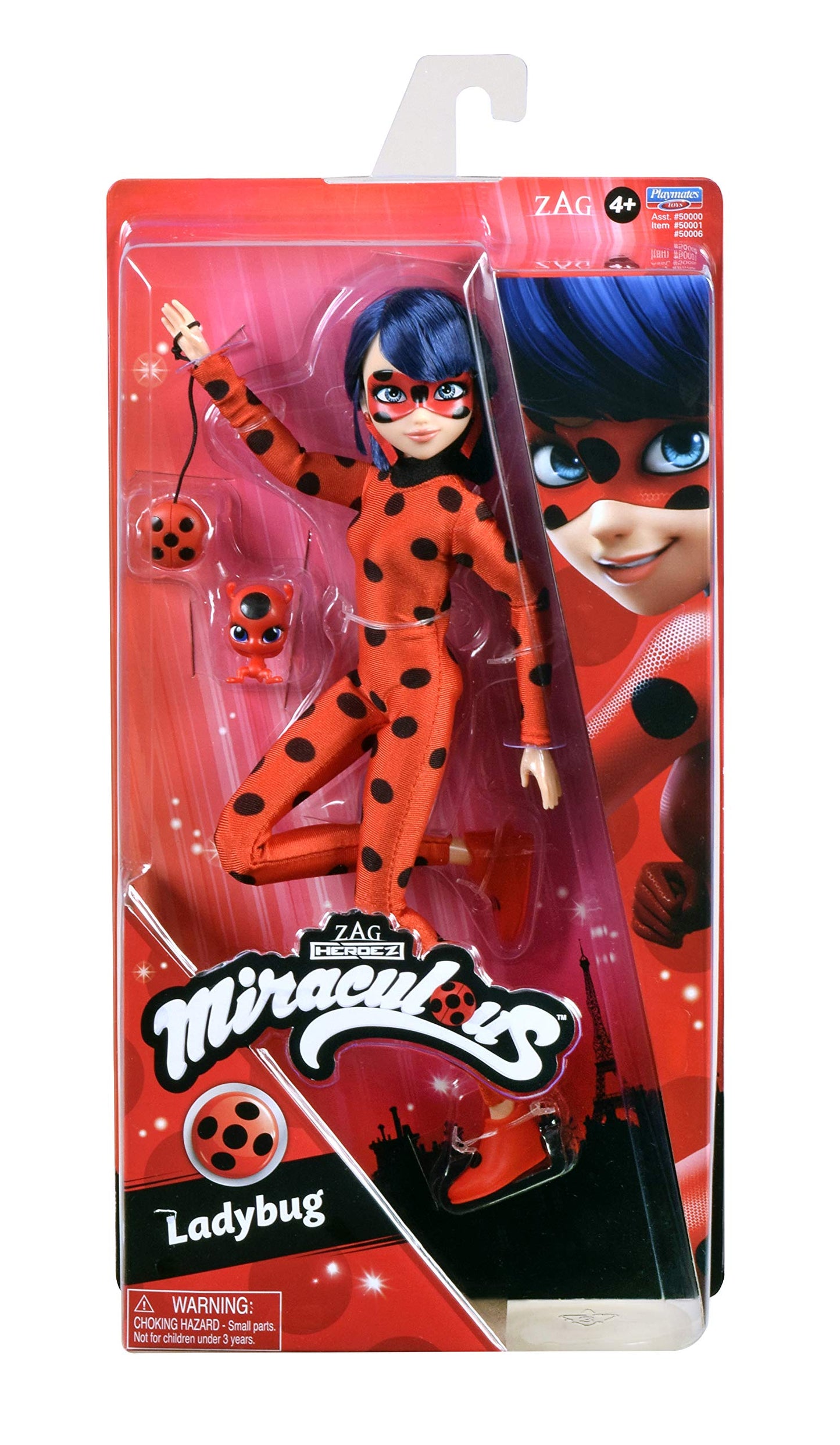 Bandai Miraculous Ladybug Fashion Doll - 26cm Articulated with Tikki & Accessories