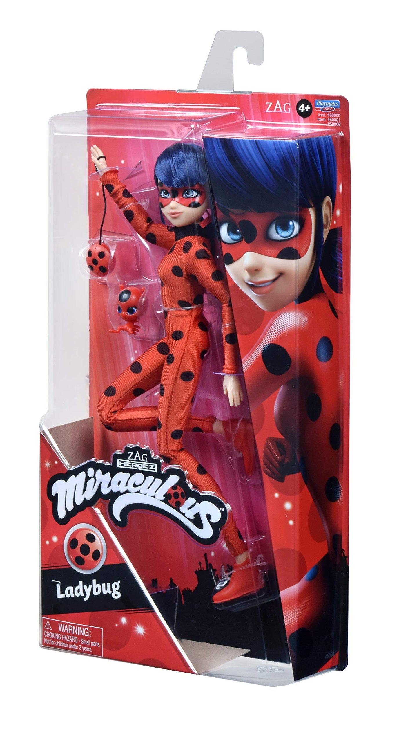 Bandai Miraculous Ladybug Fashion Doll - 26cm Articulated with Tikki & Accessories