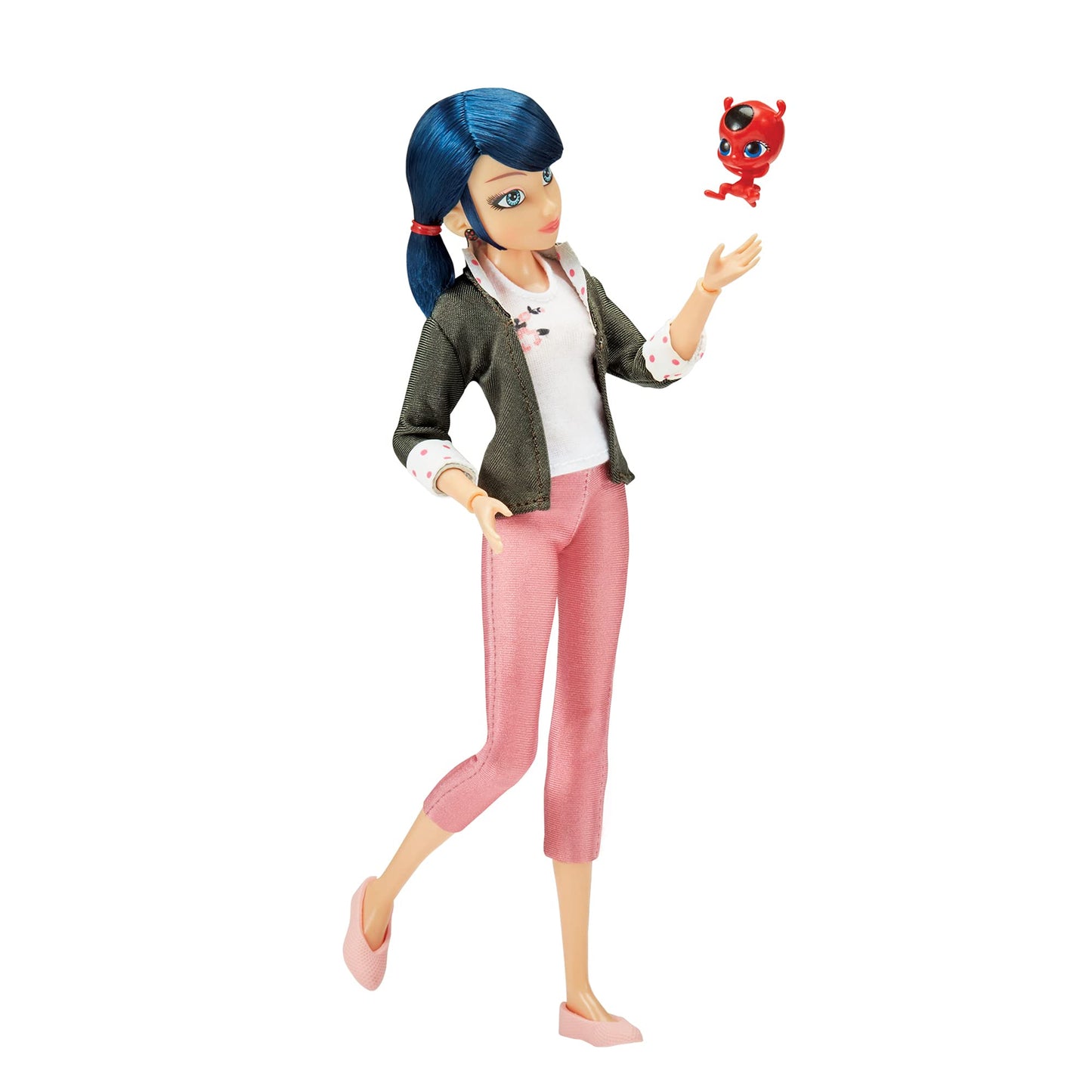 Bandai Miraculous Marinette 26cm Fashion Doll — Poseable with Kwami Tikki