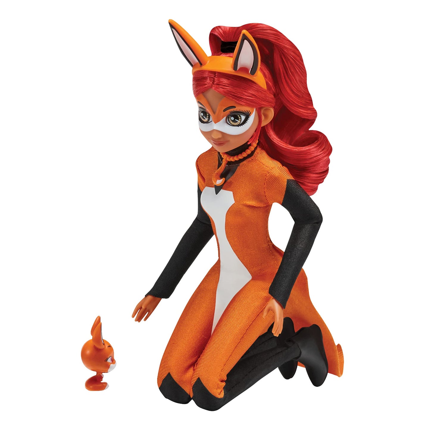 Bandai Miraculous Rena Rouge 26cm Fashion Doll – Poseable Heroine with Kwami Trixx & Yoyo