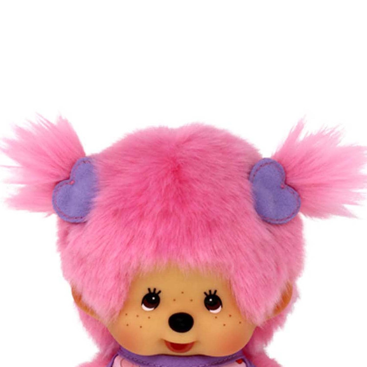 Bandai Monchhichi Frozen Fruits Plush - 20 cm Soft Pink Plush for Kids & Collectors | SE23388