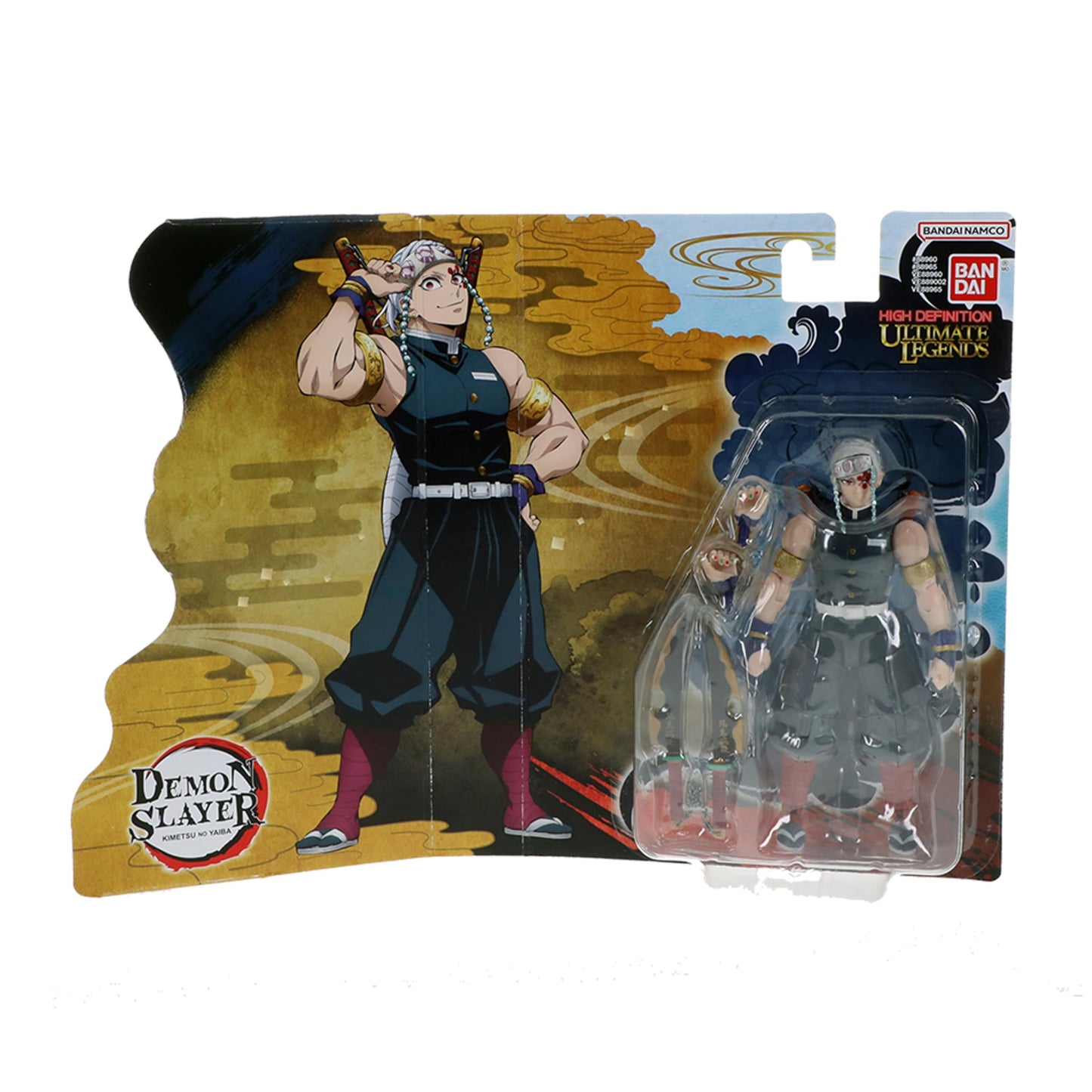 Bandai Namco Demon Slayer Ultimate Legends HD Tengen Uzui Action Figure – 5-Inch Poseable Collectible