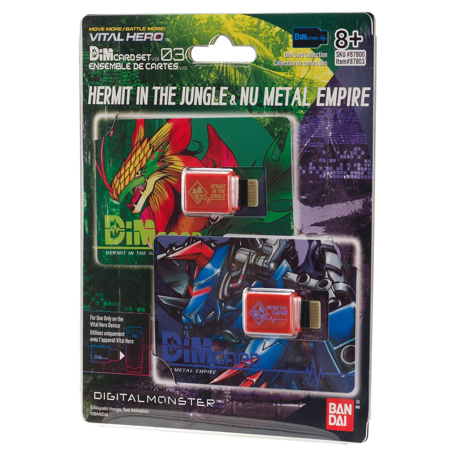 Bandai Namco Digimon Vital Hero Dim Card Pack – Hermit in the Jungle & Nu Metal Empire