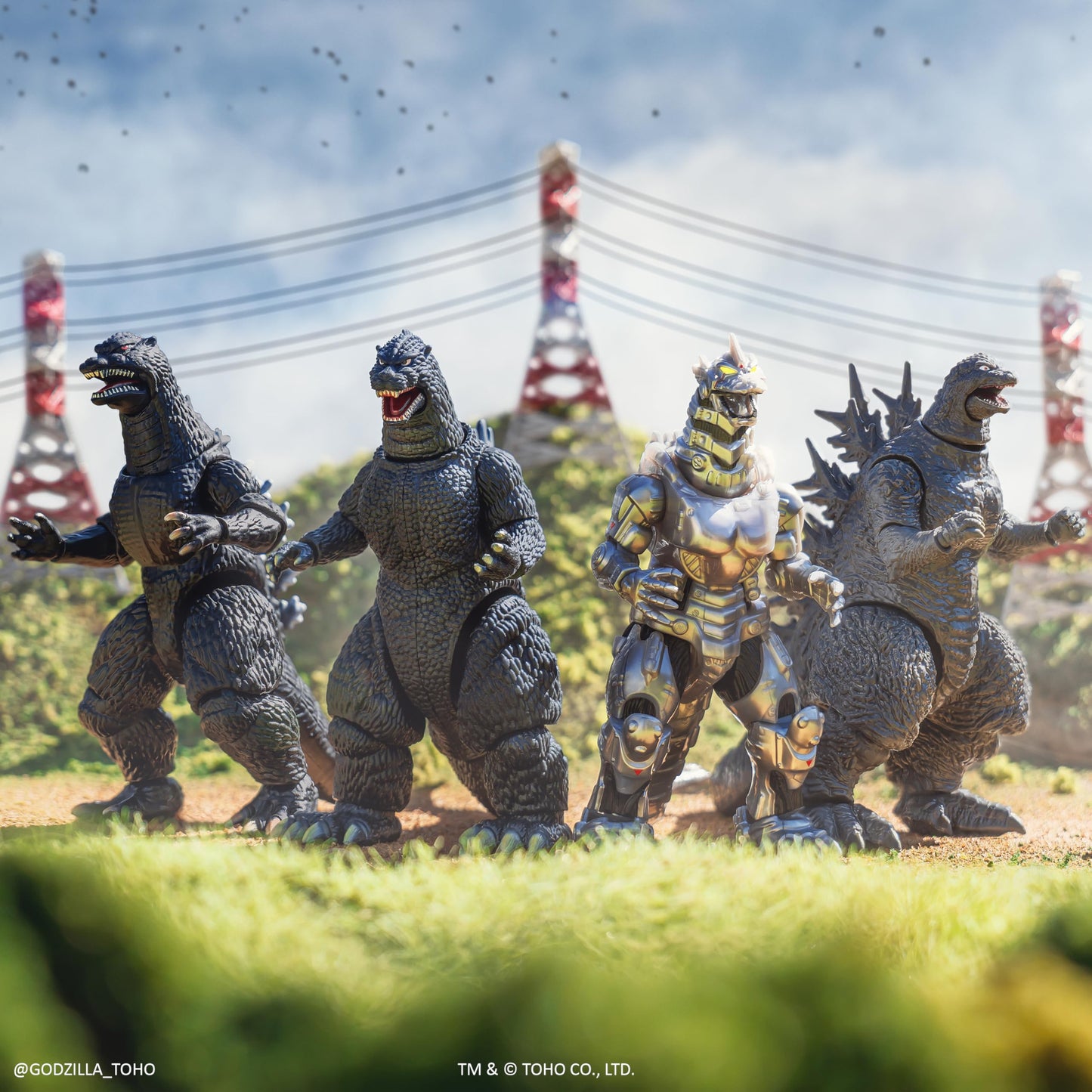 Bandai Namco Godzilla Minus One - Godzilla 2023 6-Inch Action Figure Set