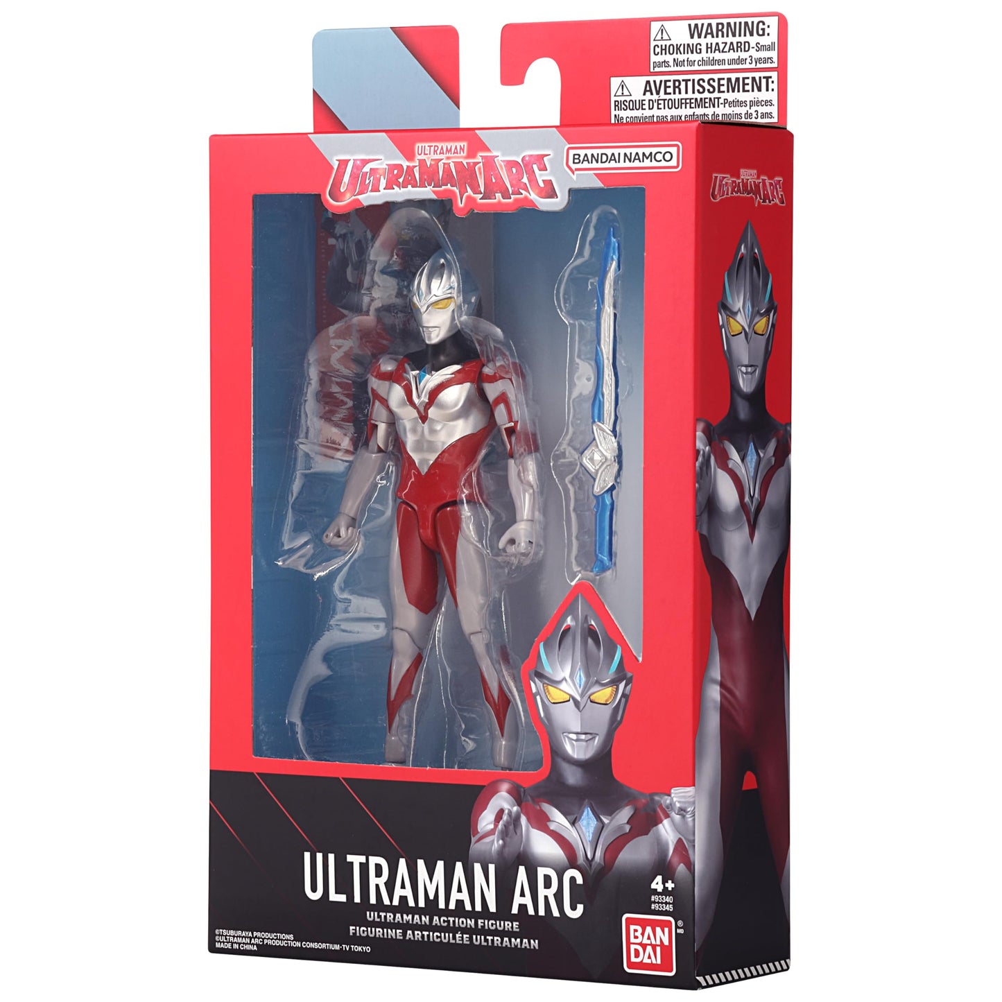 Bandai Namco Ultraman Arc 6-inch Ultra Action Figure – 16+ Articulations, Collectible Card