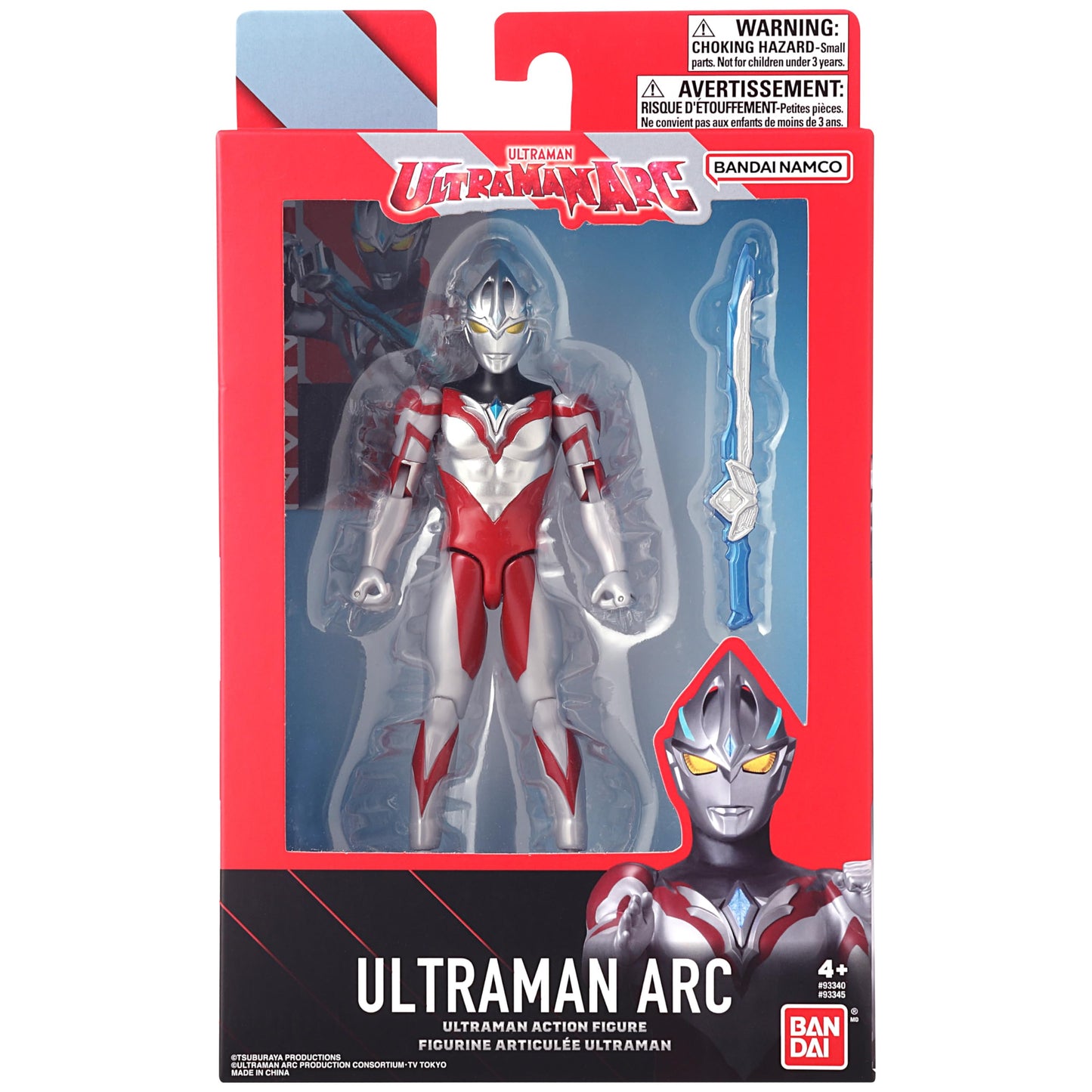 Bandai Namco Ultraman Arc 6-inch Ultra Action Figure – 16+ Articulations, Collectible Card