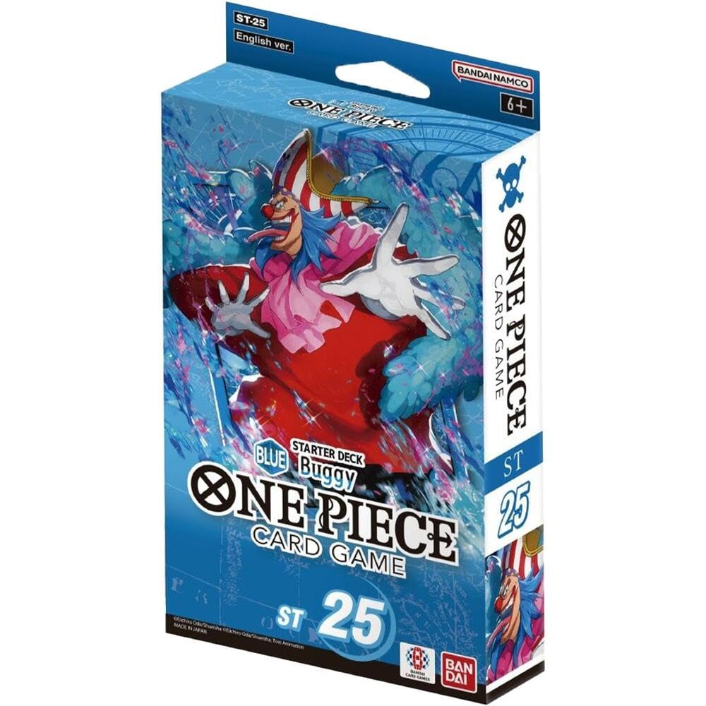 BANDAI One Piece Card Game ST-25 Buggy Starter Deck – Beginner Friendly